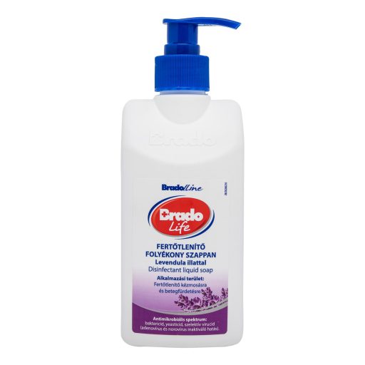 Bradolife fertőtlenítő folyékony szappan levendula 350 ml