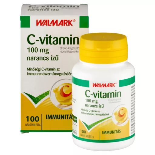 Walmark C-vitamin 100 mg narancs ízű rágótabletta 100 db