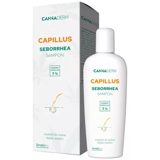 Cannaderm Capillus sampon seborrhea ellen 150 ml