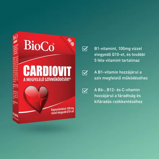 Bioco Cardiovit étrend-kiegészítő kapszula 60 db