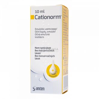 Cationorm szemcsepp 10 ml