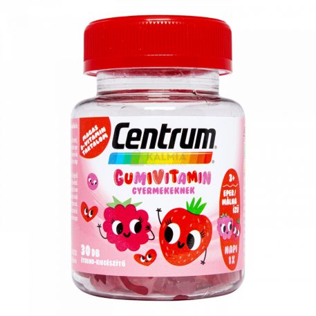 Centrum gumivitamin gyermekeknek eper-málna ízű 30 db