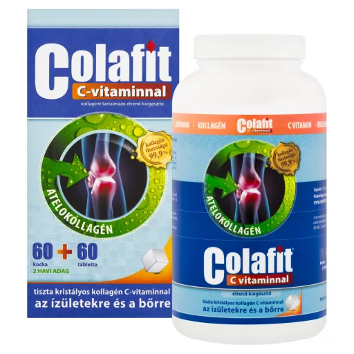 Colafit kollagén-kocka C-vitaminnal 60+60 db