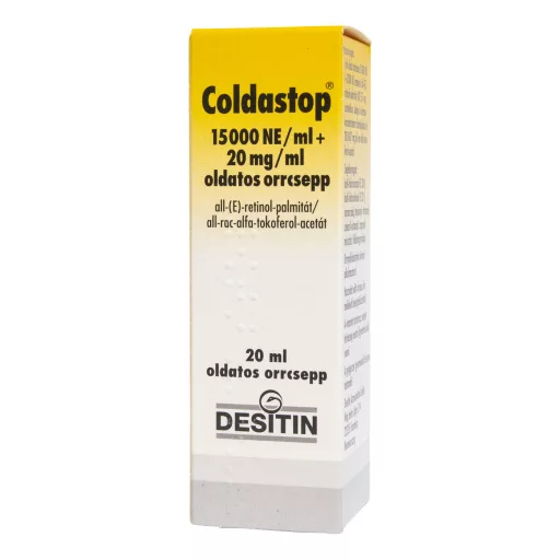 Coldastop 15000 mg/ml +20mg/ml oldatos orrcsepp 20 ml