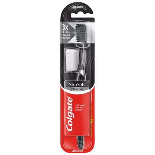 Colgate Slim Soft Charcoal fogkefe