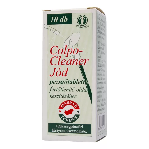 Colpo-Cleaner hüvelyöblítő jód pezsgőtabletta 10 db