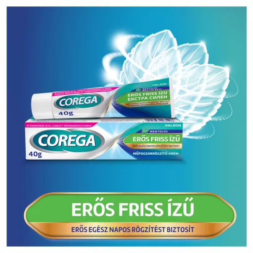 Corega friss ízű műfogsorrögzítő krém 40 g