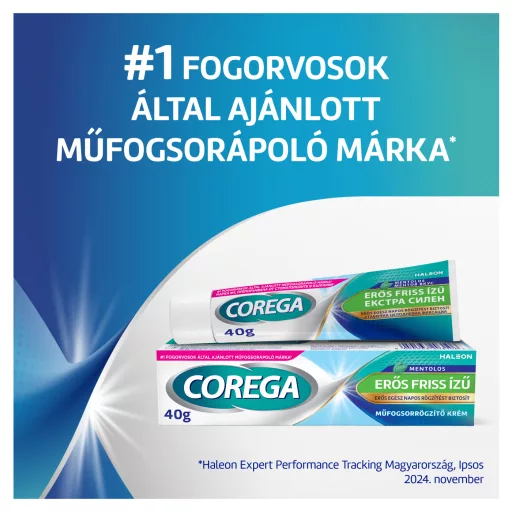 Corega friss ízű műfogsorrögzítő krém 40 g