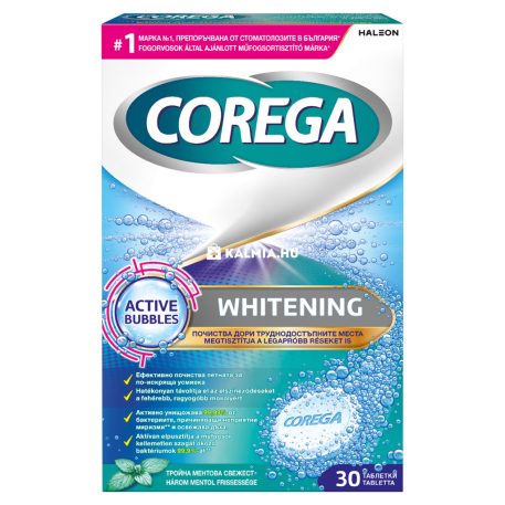 Corega Whitening tisztító tabletta 30 db