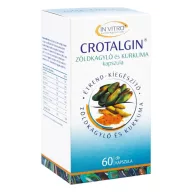 In Vitro Crotalgin zöldkagyló és kurkuma kapszula ízületi problémákra 60 db