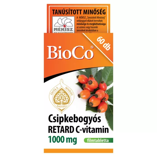 Bioco Csipkebogyós Retard C-vitamin tabletta 1000 mg 60 db