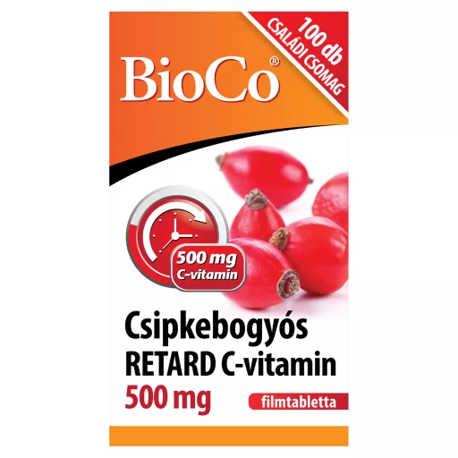 Bioco Csipkebogyós Retard C-vitamin 500 mg tabletta 100 db