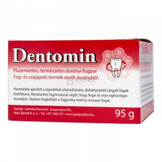Dentomin Fluormentes természetes ásványi fogpor 95 g