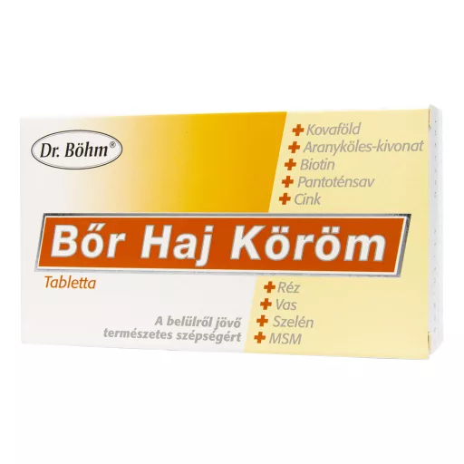 Dr. Böhm Bőr, Haj, Köröm étrend-kiegészítő tabletta 60 db