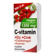   Dr. Chen C-vitamin 1200 mg +D3 +Cink +Csipkebogyó +Acerola nyújtott felszívódású tabletta 105 db