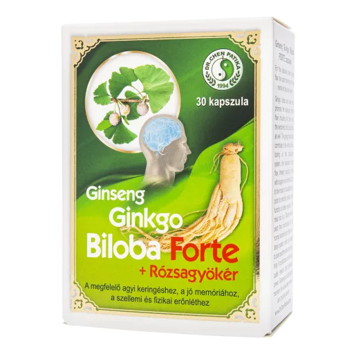 Dr. Chen Ginseng Ginkgo Biloba Forte kapszula 30 db