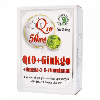 Dr. Chen Q10+Ginkgo+Omega-3+E-vitamin kapszula 30 db