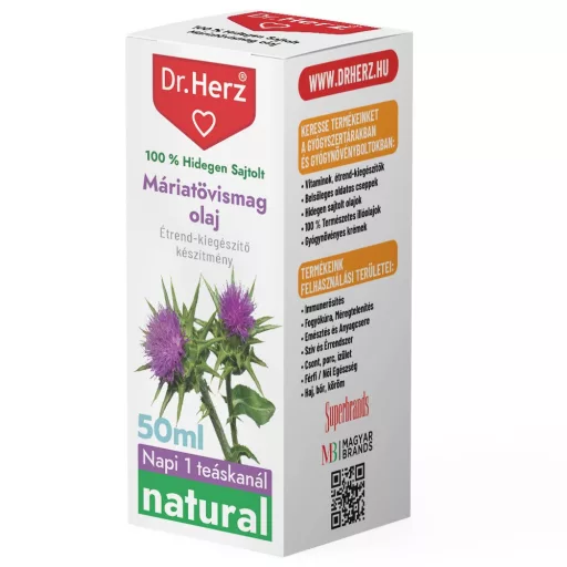 Dr. Herz Máriatövismag olaj 100% 50 ml