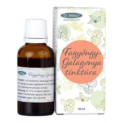 Dr. Milesz Fagyöngy-galagonya tinktúra 30 ml