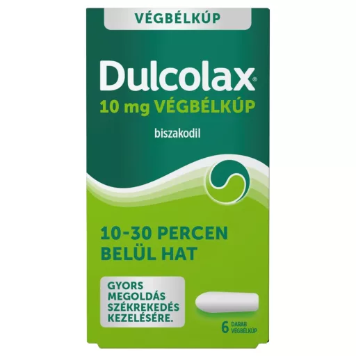 Dulcolax 10 mg végbélkúp 6 db