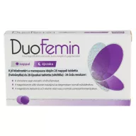 Duofemin étrend-kiegészítő tabletta vitaminokkal, ásványi anyagokkal, gyógynövényekkel 28 db +28 db