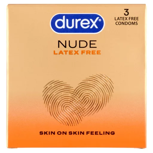 Durex Nude latexmentes óvszer 3 db