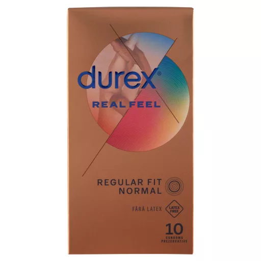 Durex Real Feel latexmentes óvszer 10 db