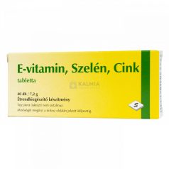 Selenium Pharma E-vitamin, Szelén, Cink tabletta 40 db