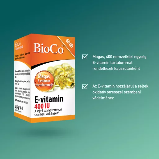 BioCo E-vitamin 400NE kapszula 60 db