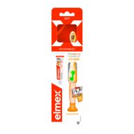   Elmex gyakorló fogkefe 0-3 éves kor között tapadókoronggal + fogkrém