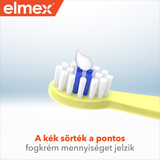 Elmex gyakorló fogkefe 0-3 éves kor között tapadókoronggal + fogkrém