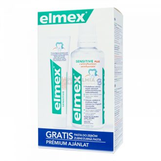 Elmex Sensitive szájvíz 400 ml + fogkrém 75 ml