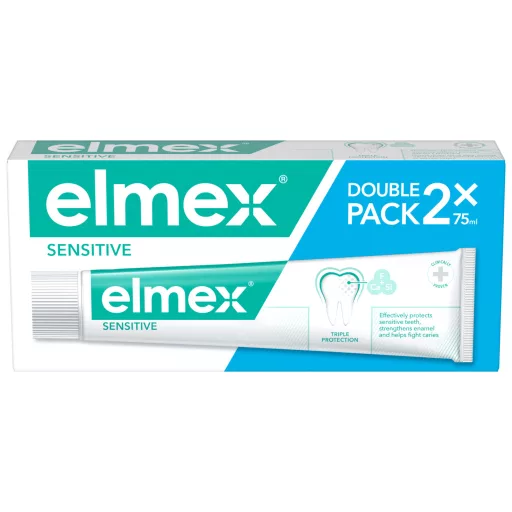 Elmex Sensitive fogkrém 2 x 75 ml duopack