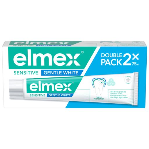 Elmex Sensitive Whitening fogkrém duopack 2 x 75 ml