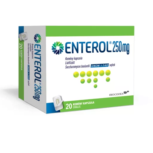 Enterol 250 mg kemény kapszula 20 db