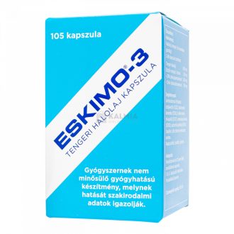 Eskimo 3 halolaj kapszula 105 db