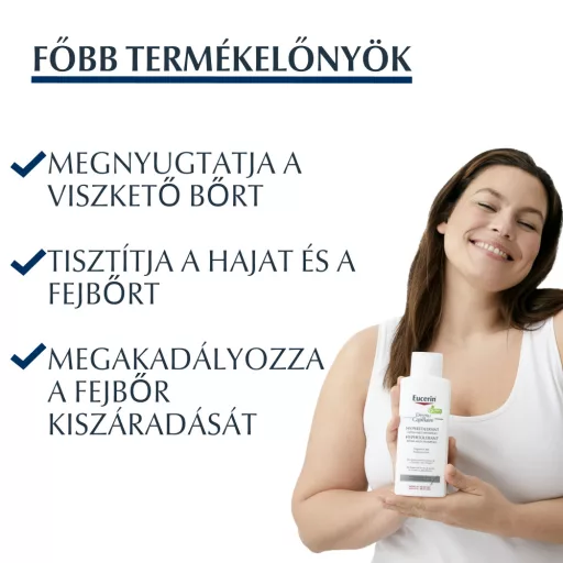 Eucerin DermoCapillaire extra kímélő sampon 250 ml