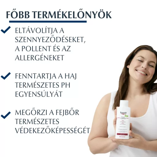 Eucerin DermoCapillaire pH5 kímélő sampon 250 ml