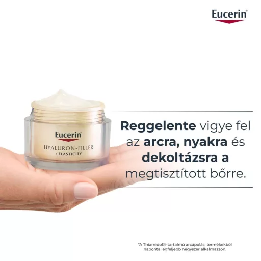 Eucerin Hyaluron-Filler + Elasticity bőrtömörséget regeneráló nappali arckrém SPF15 50 ml