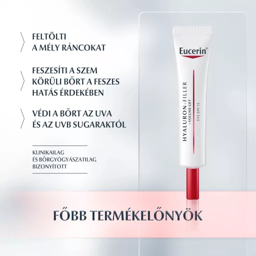 Eucerin Hyaluron-Filler + Volume-Lift szemránckrém 15 ml