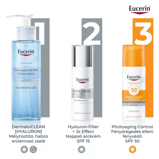 Eucerin Hyaluron-Filler nappali krém normál/vegyes bőrre SPF15 50 ml