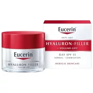 Eucerin Hyaluron-Filler + Volume-Lift bőrfeszesítő nappali arckrém normál, vegyes bőrre SPF15  50 ml
