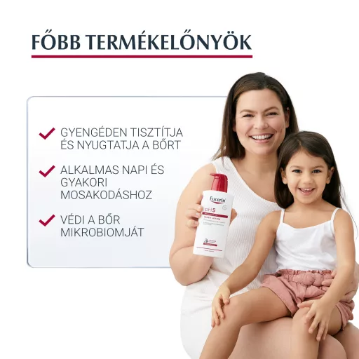 Eucerin pH5 folyékony mosakodószer 400 ml