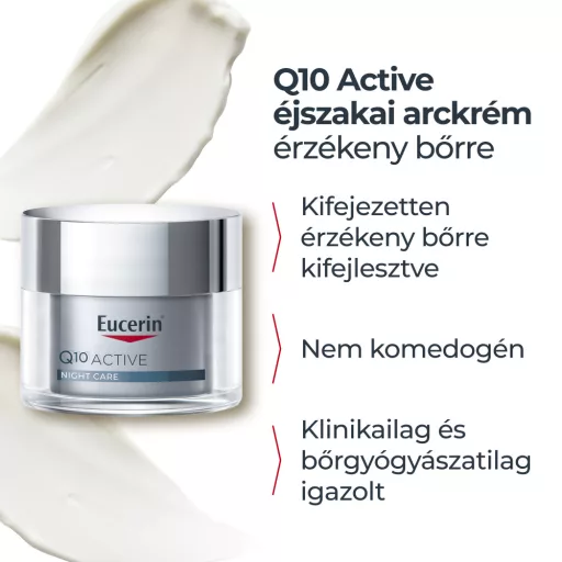 Eucerin Q10 Active ránctalanító éjszakai arckrém 50 ml
