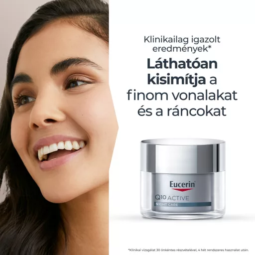 Eucerin Q10 Active ránctalanító éjszakai arckrém 50 ml