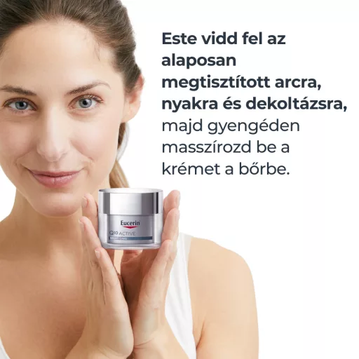 Eucerin Q10 Active ránctalanító éjszakai arckrém 50 ml