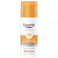 Eucerin Sun Photoaging Control Színezett napozó krém arcra medium SPF50+ 50 ml