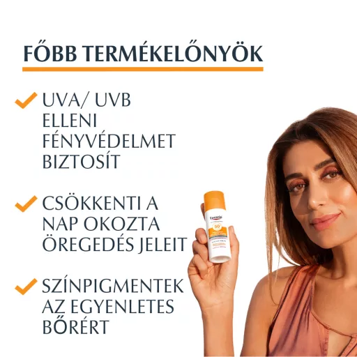 Eucerin Sun Photoaging Control Színezett napozó krém arcra medium SPF50+ 50 ml
