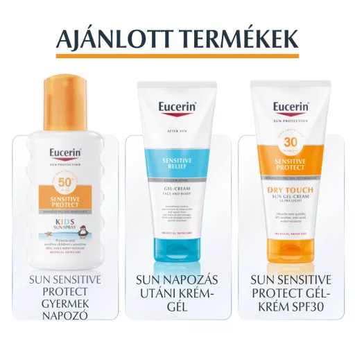Eucerin Sun Photoaging Control Színezett napozó krém arcra medium SPF50+ 50 ml