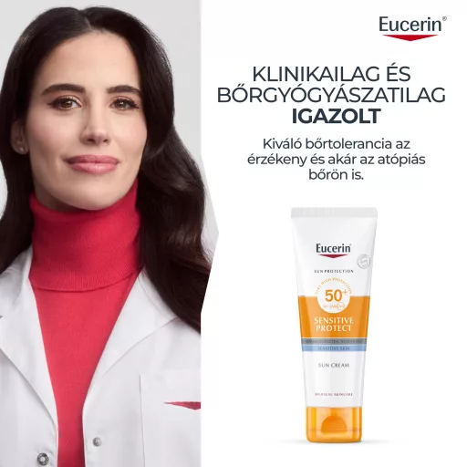 Eucerin Sun Sensitive Protect Napozó krém arcra SPF50+ 50 ml